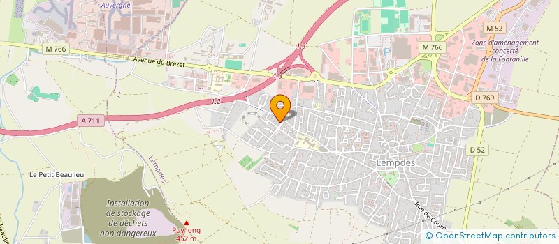 localisation de l'entreprise MADAME FRANCINE MARCHAL  LEMPDES