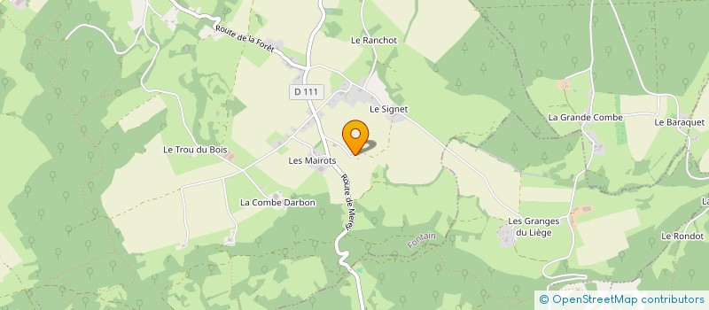 localisation de l'entreprise MADAME FRANCINE MARCHAND à FONTAIN