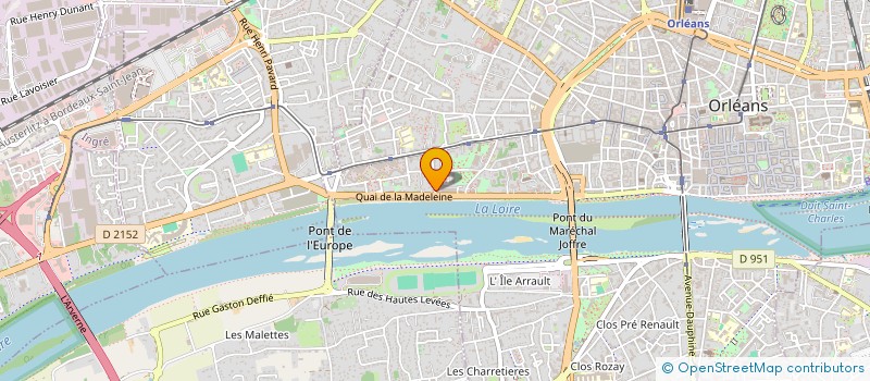 localisation de l'entreprise MADAME FRANCINE MARTIN à ORLEANS
