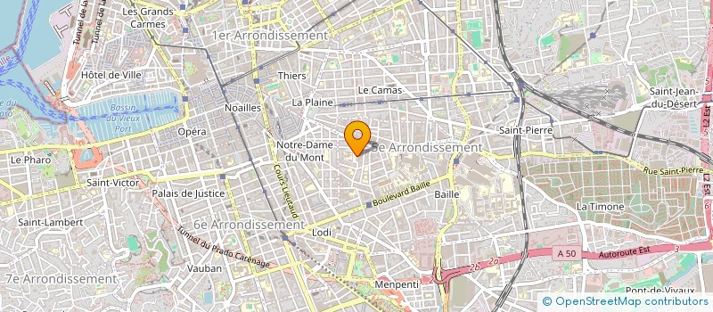 localisation de l'entreprise MADAME FRANCINE MAS à MARSEILLE