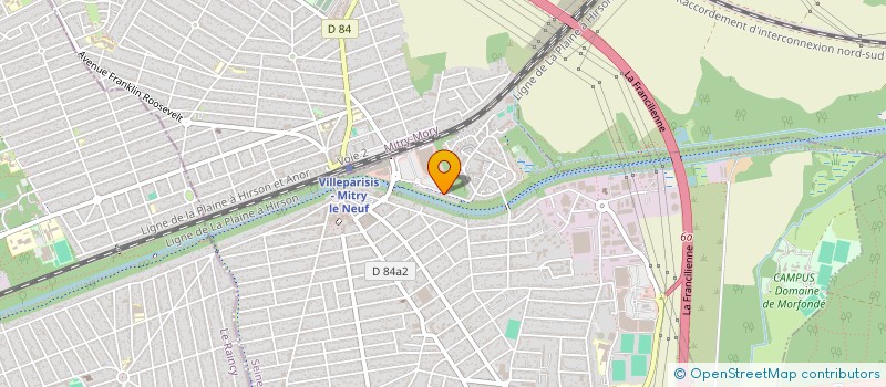 localisation de l'entreprise MADAME FRANCINE MELIGA  VILLEPARISIS