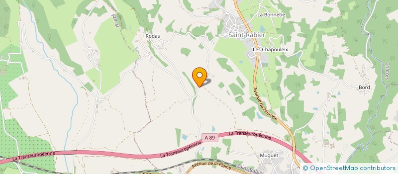 localisation de l'entreprise MADAME FRANCINE MICHEL  SAINT-RABIER