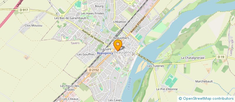 localisation de l'entreprise MADAME FRANCINE MILESI à BEAUGENCY
