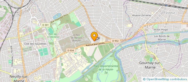 localisation de l'entreprise MADAME FRANCINE MISANGABU TSHILUMBA  NEUILLY-SUR-MARNE