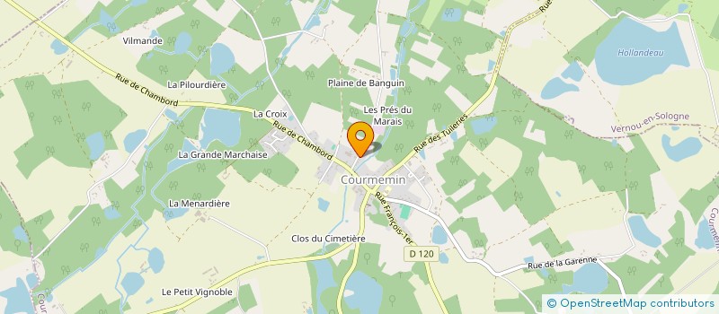 localisation de l'entreprise MADAME FRANCINE MOLINIER  COURMEMIN