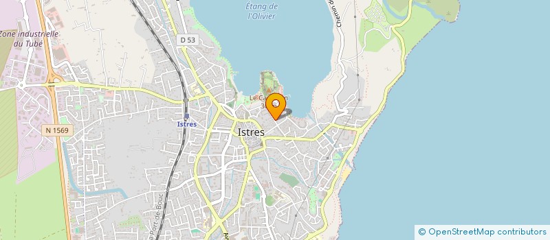 localisation de l'entreprise MADAME FRANCINE MONDELLO  ISTRES