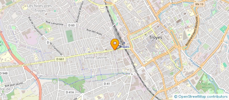 localisation de l'entreprise MADAME FRANCINE MOUKENGUE à TROYES