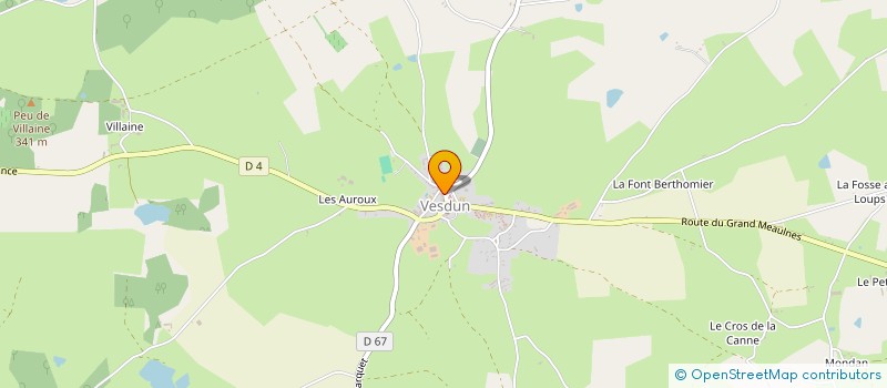 localisation de l'entreprise MADAME FRANCINE NABOUDET  VESDUN