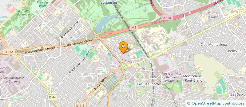 localisation de l'entreprise MADAME FRANCINE NGALUNA à AULNAY-SOUS-BOIS