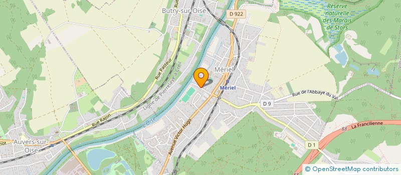 localisation de l'entreprise MADAME FRANCINE NGONO  MERIEL