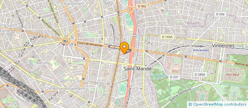 localisation de l'entreprise MADAME FRANCINE OUEDRAOGO  PARIS