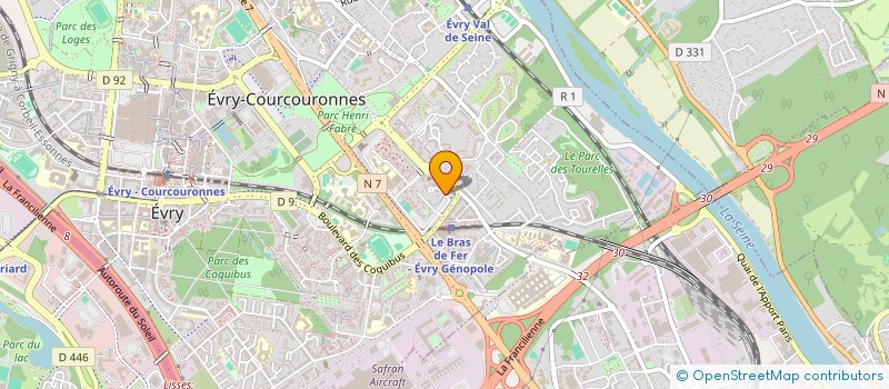 localisation de l'entreprise MADAME FRANCINE PAMBOU à EVRY-COURCOURONNES