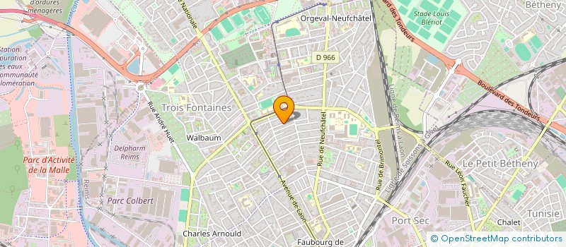 localisation de l'entreprise MADAME FRANCINE PEDROSA  REIMS