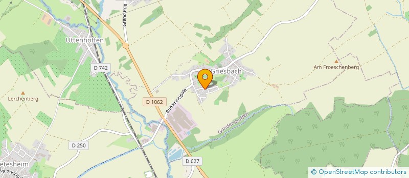 localisation de l'entreprise MADAME FRANCINE PETER  GUNDERSHOFFEN