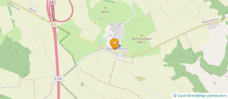 localisation de l'entreprise MADAME FRANCINE PETRIGNET à BEAUCHEMIN