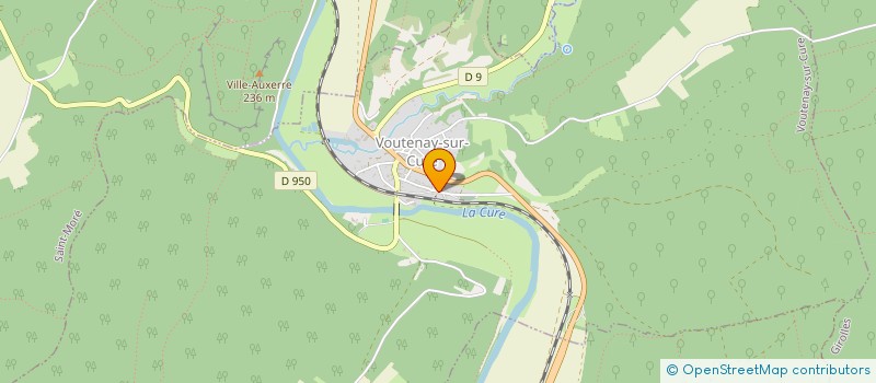 localisation de l'entreprise MADAME FRANCINE PEUGNEUR  VOUTENAY-SUR-CURE