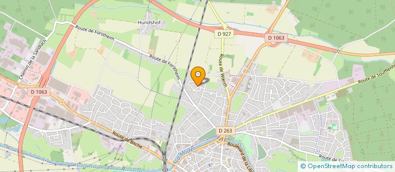 localisation de l'entreprise MADAME FRANCINE PHOMMALA  HAGUENAU