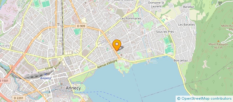 localisation de l'entreprise MADAME FRANCINE PIACENTINI à ANNECY