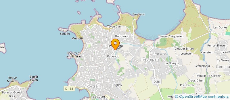 localisation de l'entreprise MADAME FRANCINE PIERRE  PLOUDALMEZEAU