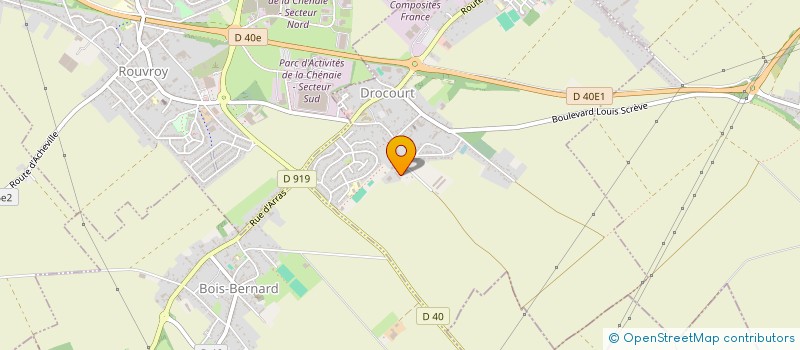 localisation de l'entreprise MADAME FRANCINE PIERRET  DROCOURT