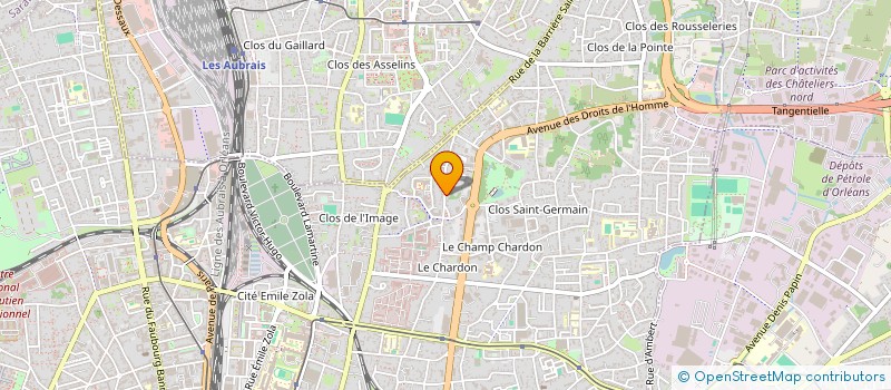 localisation de l'entreprise MADAME FRANCINE PLANCKAERT à ORLEANS