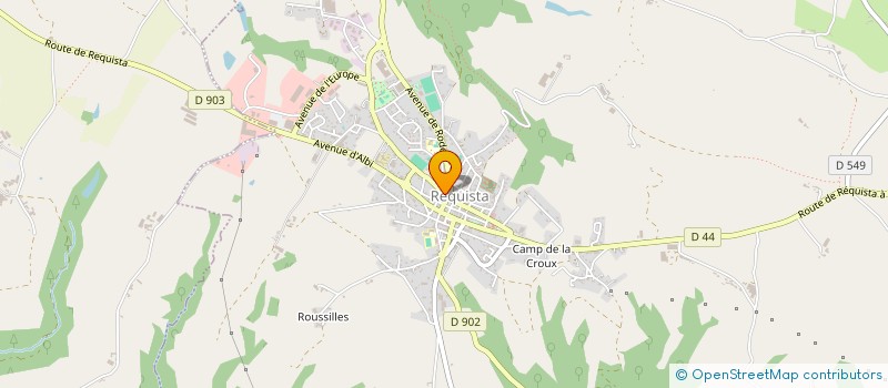 localisation de l'entreprise MADAME FRANCINE POMAREDE  DURENQUE