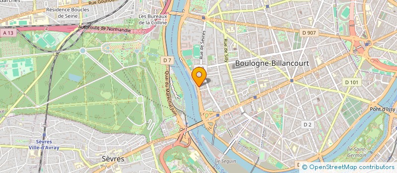 localisation de l'entreprise MADAME FRANCINE PONDAVEN à BOULOGNE-BILLANCOURT