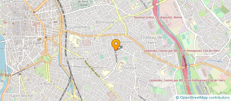 localisation de l'entreprise MADAME FRANCINE PONS à TOULOUSE