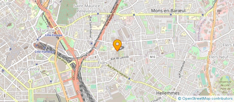 localisation de l'entreprise MADAME FRANCINE RADOUX à LILLE