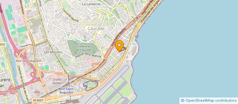 localisation de l'entreprise MADAME FRANCINE RASPINI à NICE