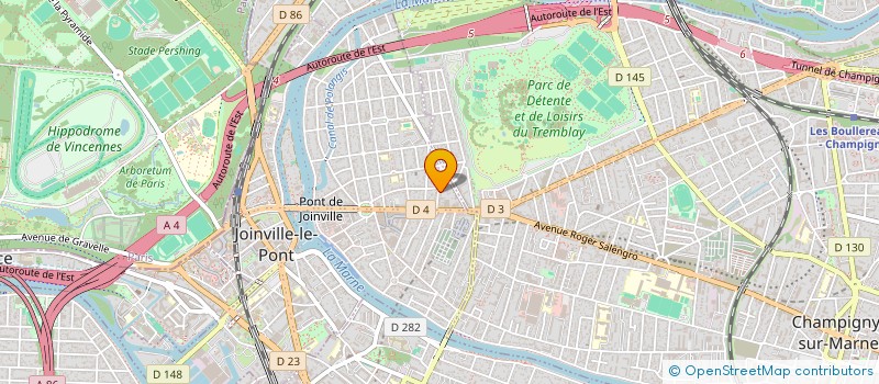 localisation de l'entreprise MADAME FRANCINE RENEE VALLADE à JOINVILLE-LE-PONT