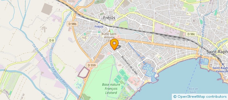 localisation de l'entreprise MADAME FRANCINE REYNAERTS à FREJUS