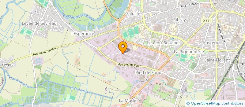 localisation de l'entreprise MADAME FRANCINE ROY à NIORT