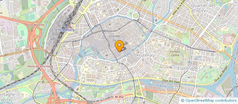 localisation de l'entreprise MADAME FRANCINE RUHLMANN à STRASBOURG