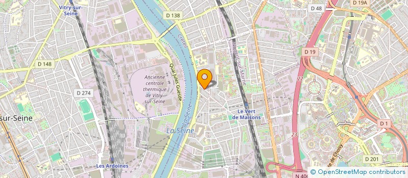 localisation de l'entreprise MADAME FRANCINE SAINT JULIEN  ALFORTVILLE