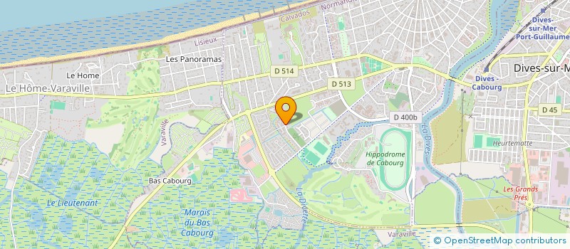 localisation de l'entreprise MADAME FRANCINE SAMSON  CABOURG