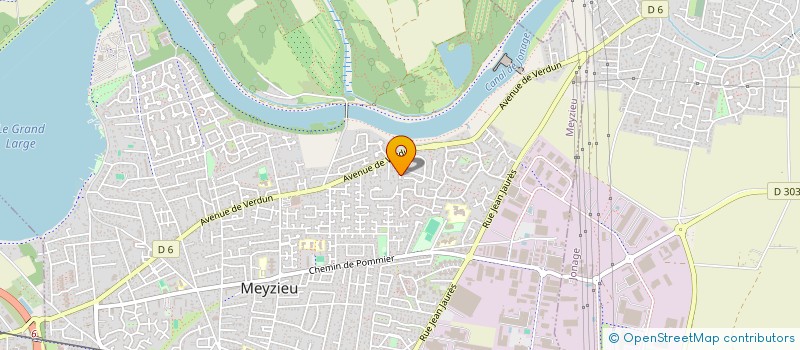 localisation de l'entreprise MADAME FRANCINE SANCHEZ à MEYZIEU