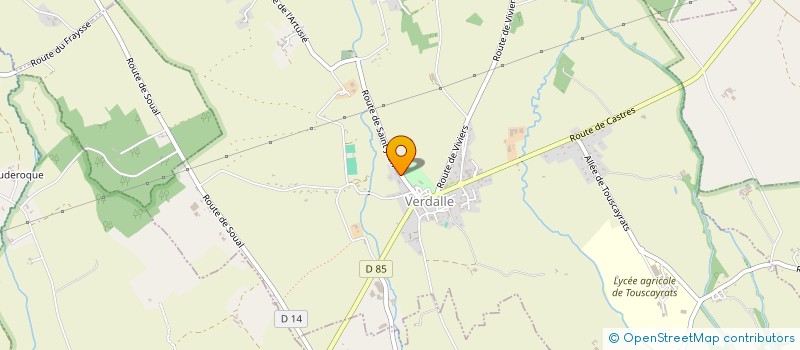 localisation de l'entreprise MADAME FRANCINE SCHNEEBERGER  VERDALLE