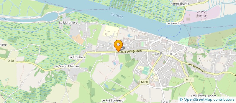 localisation de l'entreprise MADAME FRANCINE SEGUINEAU à LE PELLERIN