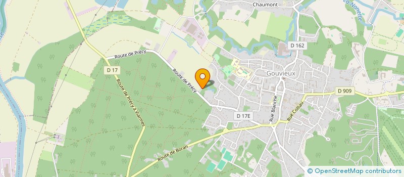 localisation de l'entreprise MADAME FRANCINE SOEUR  GOUVIEUX