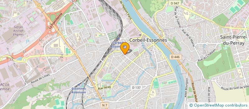 localisation de l'entreprise MADAME FRANCINE THIANO à CORBEIL-ESSONNES