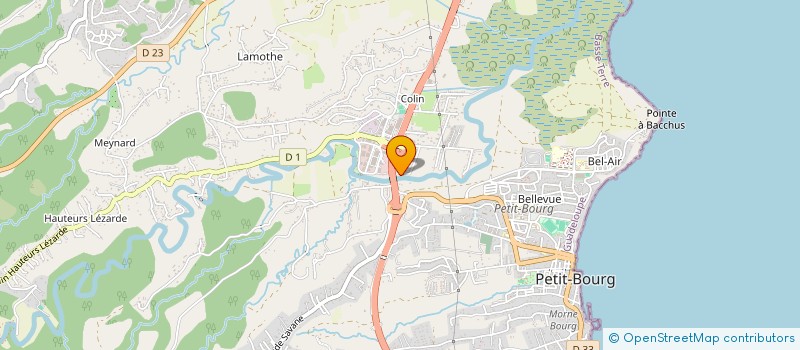 localisation de l'entreprise MADAME FRANCINE TIKA  PETIT BOURG