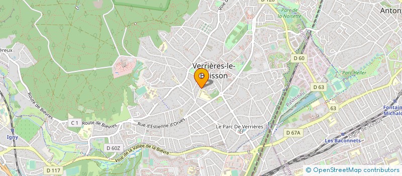 localisation de l'entreprise MADAME FRANCINE TREMOLET à VERRIERES-LE-BUISSON