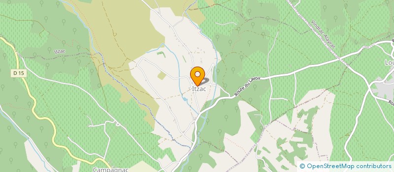localisation de l'entreprise MADAME FRANCINE VALLIN  ITZAC