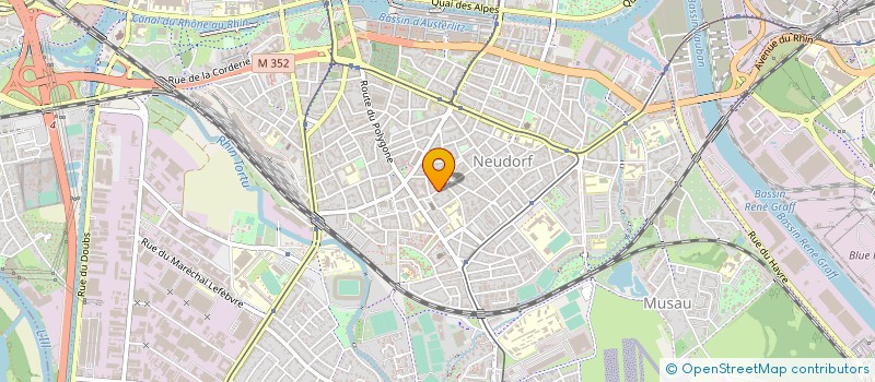 localisation de l'entreprise MADAME FRANCINE VANDERSTEEN  STRASBOURG
