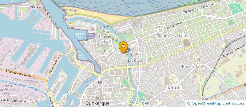 localisation de l'entreprise MADAME FRANCINE VANKEERBERGHEN à DUNKERQUE