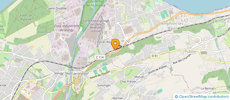 localisation de l'entreprise MADAME FRANCINE VESIN  PUBLIER