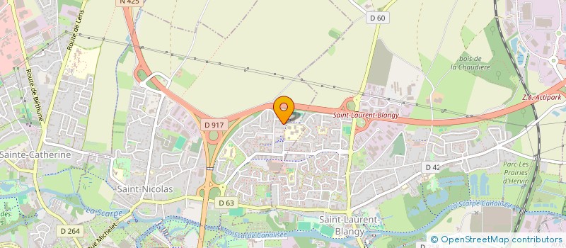 localisation de l'entreprise MADAME FRANCINE WAREMBOURG  SAINT-NICOLAS