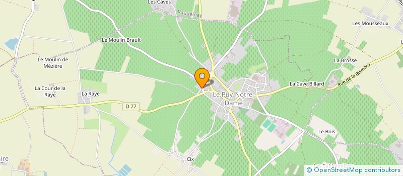 localisation de l'entreprise MADAME FRANCINE WOUENZEIL à VAUDELNAY