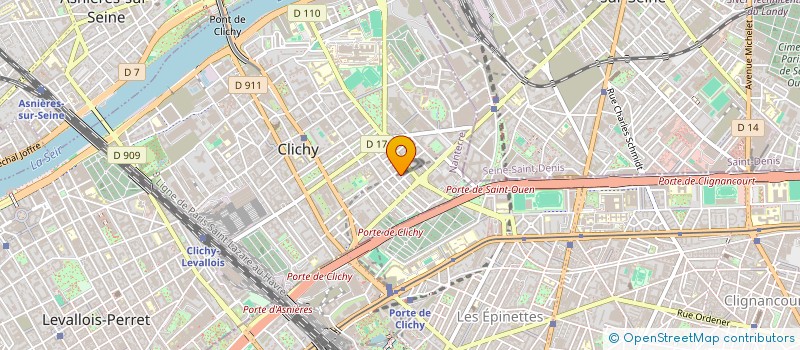 localisation de l'entreprise MADAME FRANCINE ZOLA BUKA à CLICHY